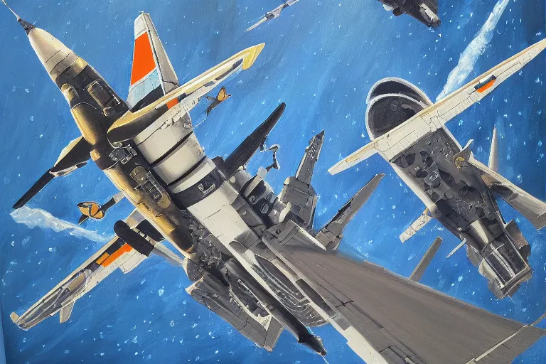 Image similar to russian aerospace forces. cinematic. intricately detailed acrylic painting