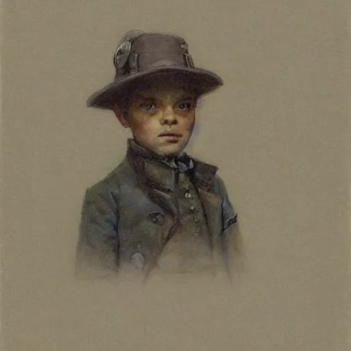 Prompt: (((((((((portrait of boy dressed as steampunk detective . muted colors.))))))))) by Jean-Baptiste Monge !!!!!!!!!!!!!!!!!!!!!!!!!!!