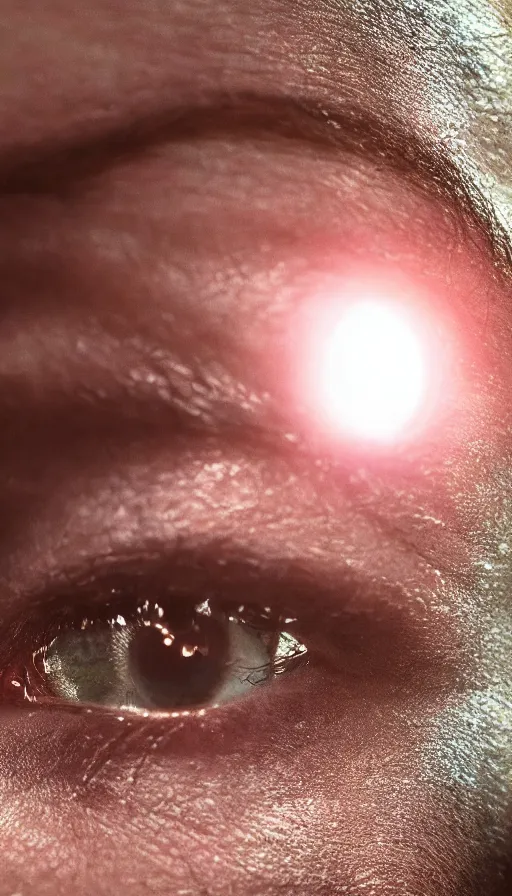 Prompt: a close up of very tired eyes, moody lighting, lens flare, atmosphere, glow, detailed, intricate, full of colour, cinematic lighting, trending on artstation, 4 k, hyperrealistic, focused, extreme details, unreal engine 5, cinematic, masterpiece