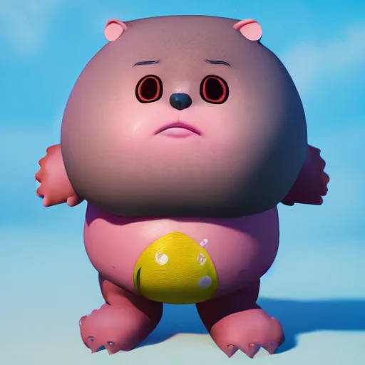 Image similar to chubby fat boy, pink scales ,cute, sparkle eyes, photorealistic, wearing skirt, 4k, unrealengine,