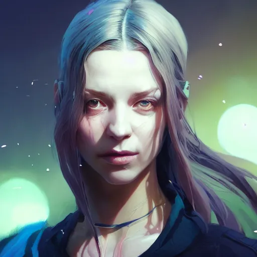 Image similar to highly detailed portrait, female necromancer, in gta v, stephen bliss, unreal engine, fantasy art by greg rutkowski, loish, rhads, ferdinand knab, makoto shinkai and lois van baarle, ilya kuvshinov, rossdraws, tom bagshaw, global illumination, radiant light, detailed and intricate environment