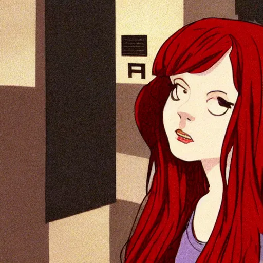 Image similar to amy pond by satoshi kon