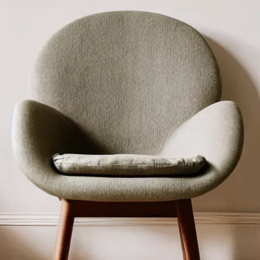 Image similar to an armchair that looks like an avocado