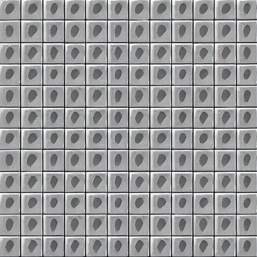 Image similar to 4 k large tiled retrofuturism brutalist floor white black seamless texture, material, hip modern design, flat, pbr, hi - res
