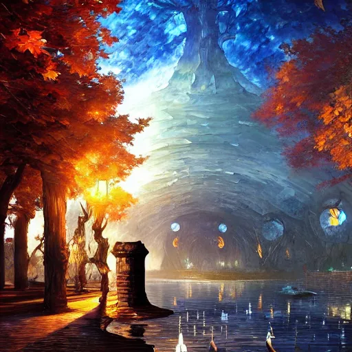 Image similar to cryengine render by android jones, james christensen, rob gonsalves, leonid afremov and tim white