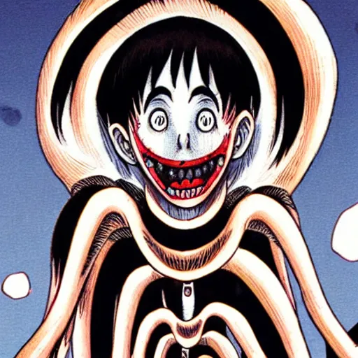 Image similar to junji ito manga character