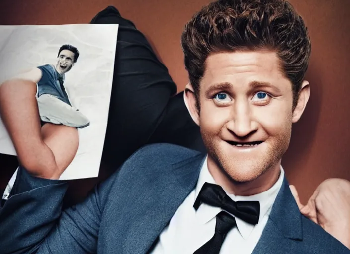 Prompt: will schuester from glee watches you whilst you sleep, creepy photo