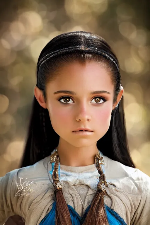 Image similar to photo, katara from avatar as fashion model, detailed perfect face, exquisite details, mid view, by ed binkley lilia alvarado