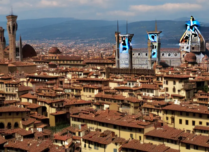 Prompt: scene from a 2 0 1 0 film set in 1 4 5 0 showing florence italy