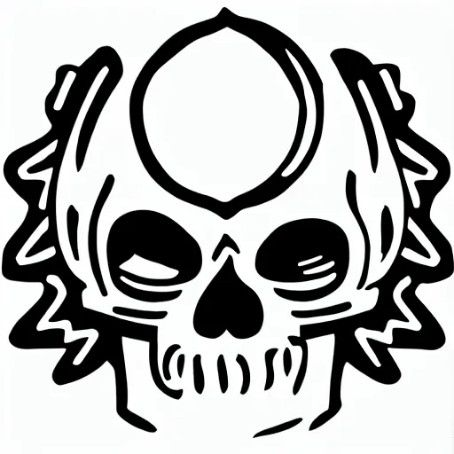 Image similar to skull icon
