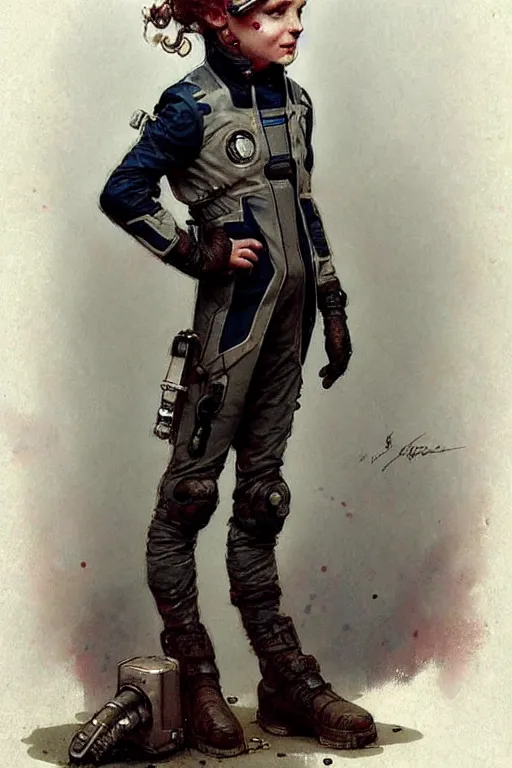 Prompt: ( ( ( ( ( 2 0 5 0 s retro future boy 1 0 old boy super scientest in space pirate mechanics costume full portrait. muted colors. ) ) ) ) ) by jean - baptiste monge!!!!!!!!!!!!!!!!!!!!!!!!!!!!!!