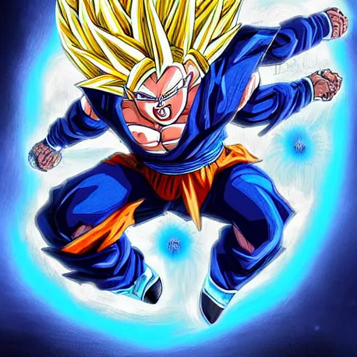 Super Saiyan Blue Goku (Illustration)