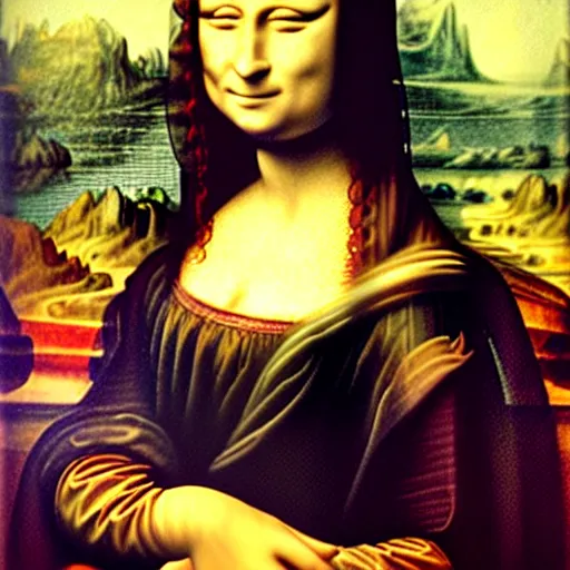 Prompt: Mona Lisa with a very unimpressed facial expression, rolling her eyes