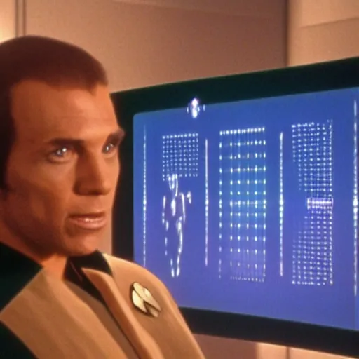 Image similar to touch screen user interface design from Star Trek: The Next Generation.