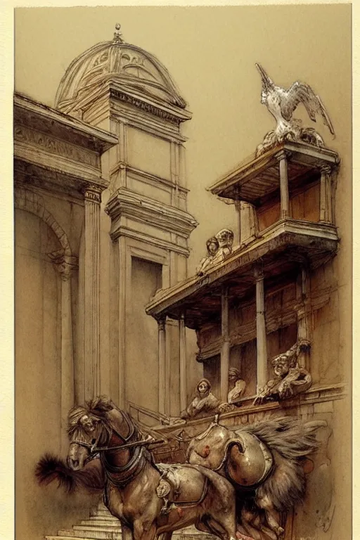 Image similar to ( ( ( ( ( roman senate ) ) ) ) ) by jean - baptiste monge!!!!!!!!!!!!!!!!!!!!!!!!!!!!!!