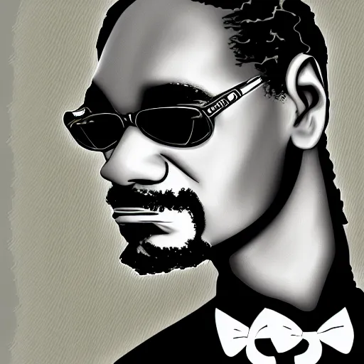 Image similar to snoop dog digital art