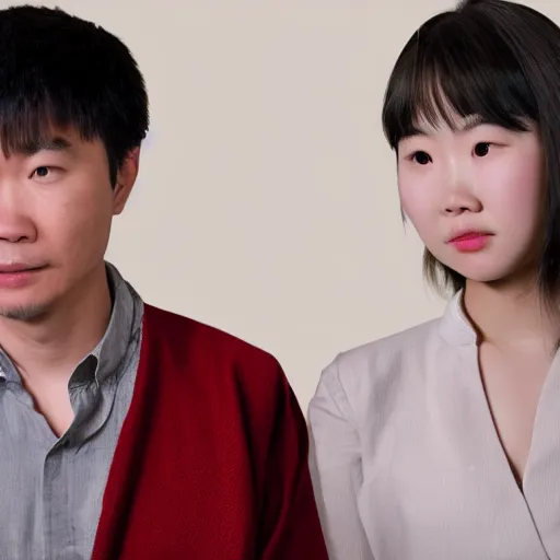 Image similar to Wei Shi Lindon of the Cradle Series by Will Wight standing next to Yerin. Ultrarealistic. 4K.