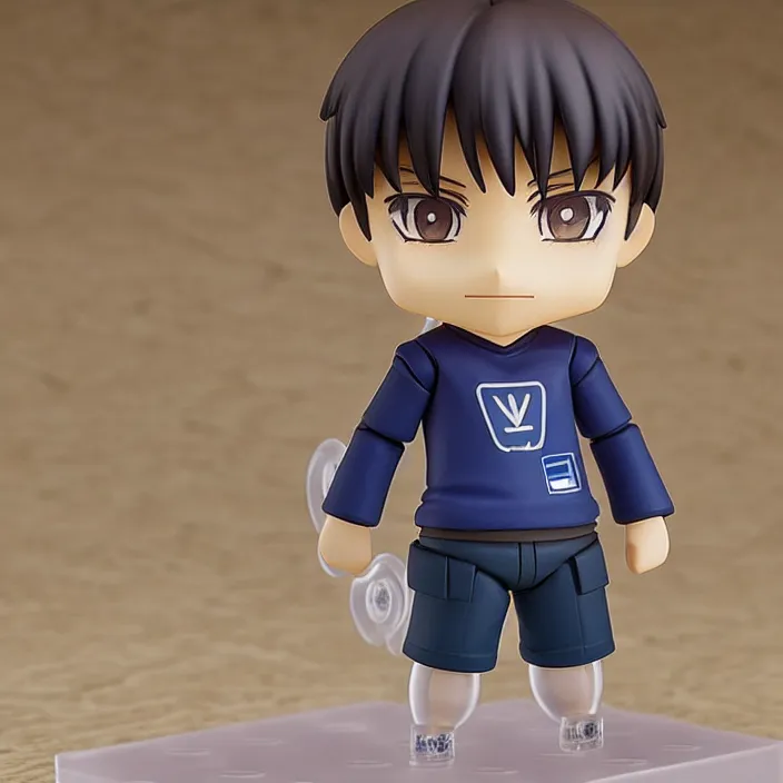 Prompt: An anime Nendoroid of Vitalik Buterin, figurine, detailed product photo