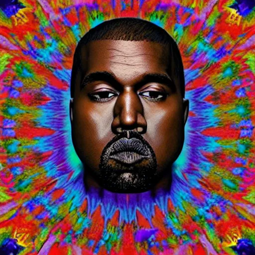 Image similar to kanye west donda album cover, beautiful, coherent, colorful