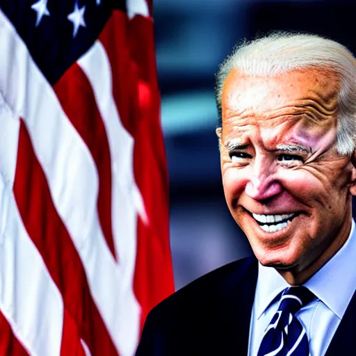 Image similar to Joe Biden’s face on a line