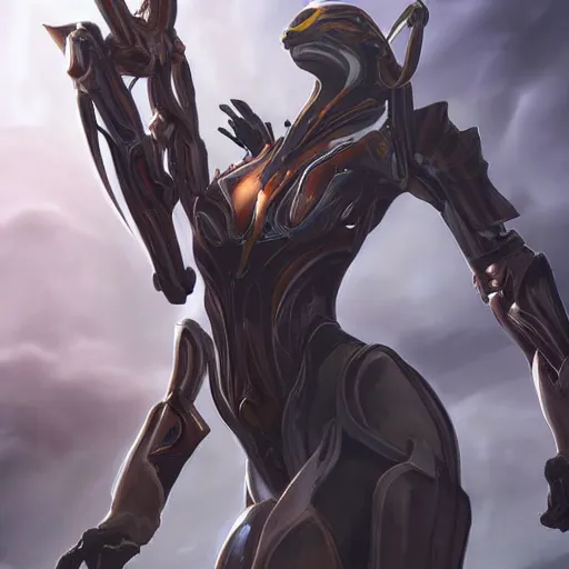 Image similar to ant pov, looking up at a beautiful and stunning giant female warframe, looming over pov, about to step on pov, off-white plated armor, slick elegant design, sharp claws, detailed shot, feet and hands, highly detailed art, epic cinematic shot, realistic, professional digital art, high end digital art, DeviantArt, artstation, Furaffinity, 8k HD render, epic lighting, depth of field