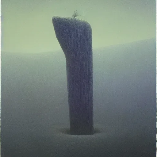 Image similar to russia, painted by zdzisław beksinski