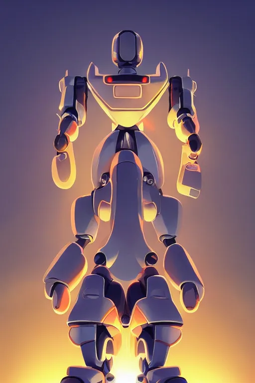 Image similar to metabots medabots medarotto medarot robot minimalist comics, behance hd by jesper ejsing, by rhads, makoto shinkai and lois van baarle, ilya kuvshinov, rossdraws global illumination ray tracing hdr radiating a glowing aura