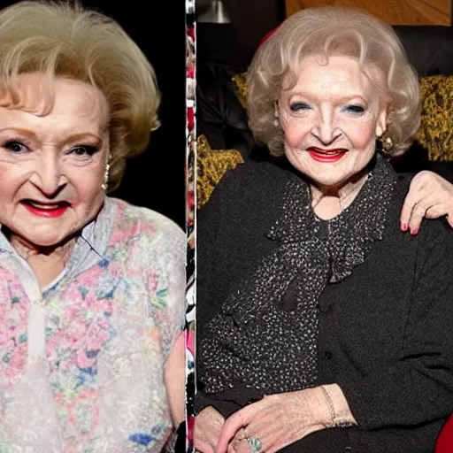 Prompt: Betty White celebrating her 100th birthday