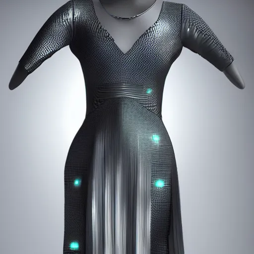 Image similar to a futuristic dress