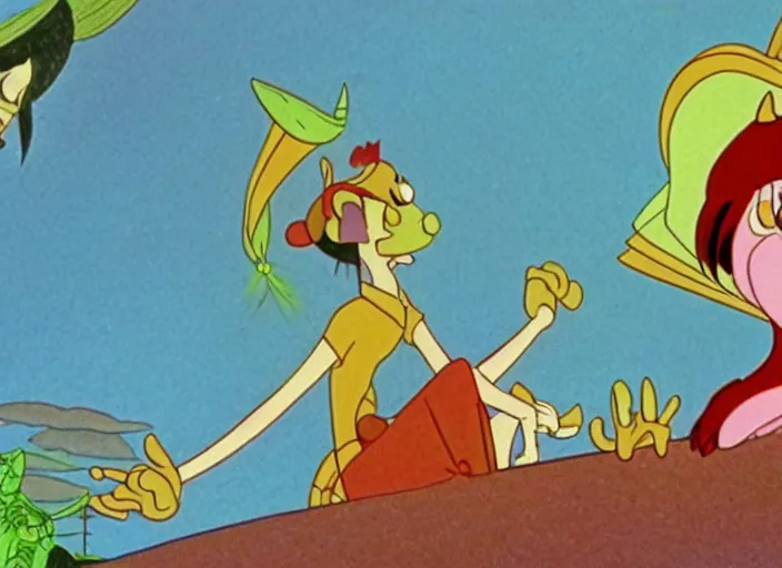 Image similar to a film still from the cartoon the lazy dragon ( 1 9 8 0 ) directed by walt disney