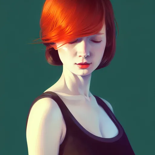 Image similar to a portrait of a beautiful alicia witt, art by ilya kuvshinov and wlop and and josan gonzalez, shikanosuke yagaki, mitsumayo, reivaille, digital art, highly detailed, intricate, sharp focus, trending on artstation hq, deviantart, pinterest, unreal engine 5, 4 k uhd image