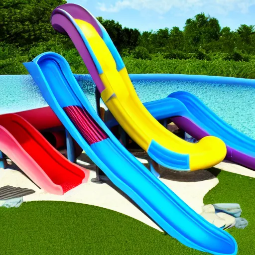 Image similar to water slide world