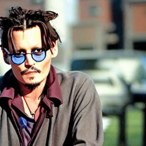 Image similar to Johnny depp as college student