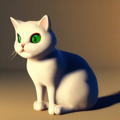 Image similar to adorable cat, unreal engine, dynamic light