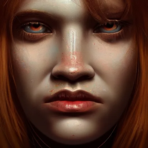 Prompt: hyperrealistic mixed media painting of alphabet, perfect facial symmetry, dim volumetric cinematic lighting, 8 k octane beautiful render, post - processing, portrait, extremely hyper - detailed, intricate, epic composition, brown eyes, highly detailed realistic eyes, masterpiece, trending on artstation, very very detailed,