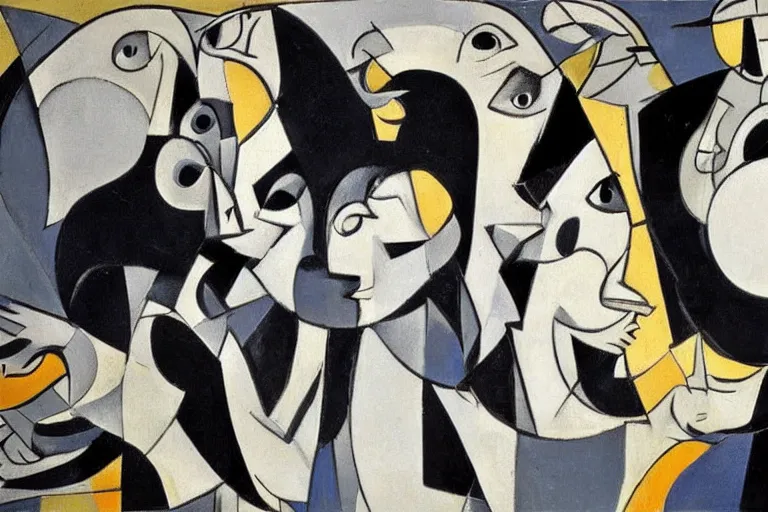 Image similar to guernica