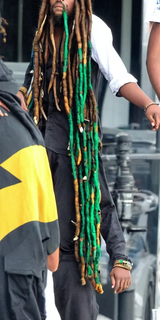 Prompt: rastafarian leonardo dicaprio