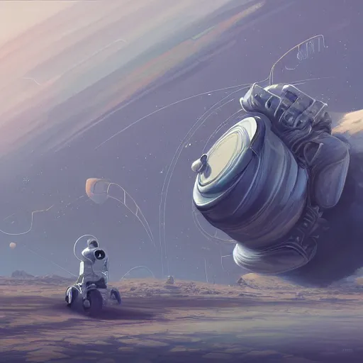 Image similar to a painting of the first day of Elon Musk on Mars, intricate, elegant, digital painting, concept art, smooth, sharp focus, illustration,