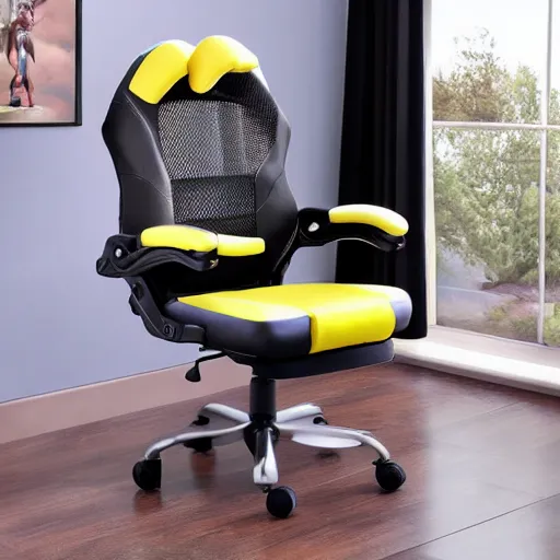 Image similar to gaming chair combined with a toilet