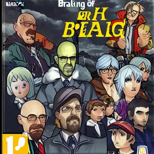 Prompt: breaking bad jrpg ps2 game of the year cover greatest hits