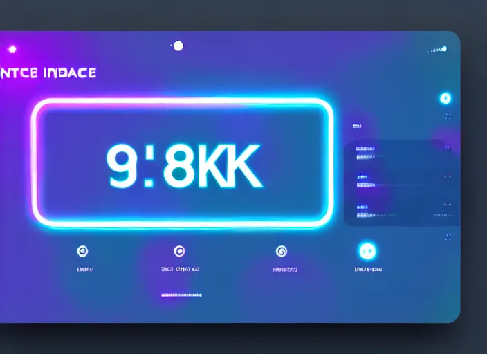 Image similar to a futuristic interface ui hud, 8 k