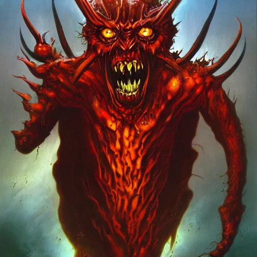 Prompt: demon from hell by les edwards
