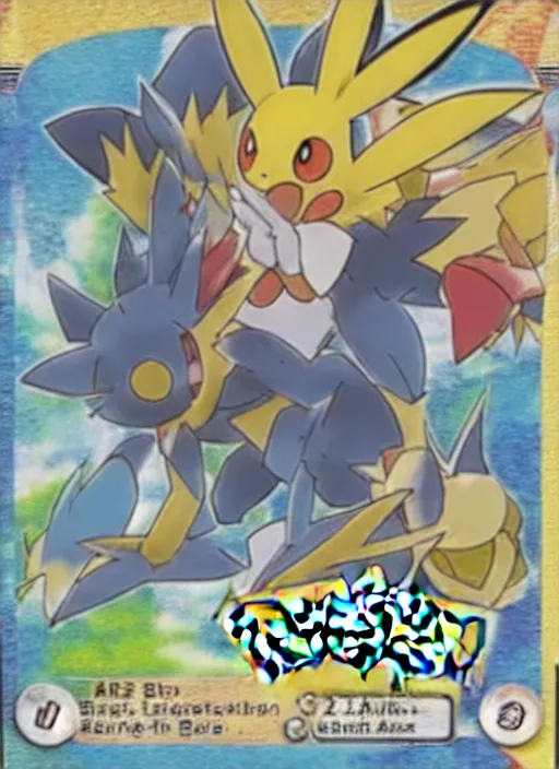 Image similar to a single pokemon card art from the year 1 0 0 0 award winning art