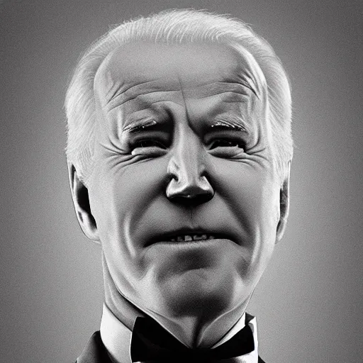 Image similar to a ghost looking like joe biden