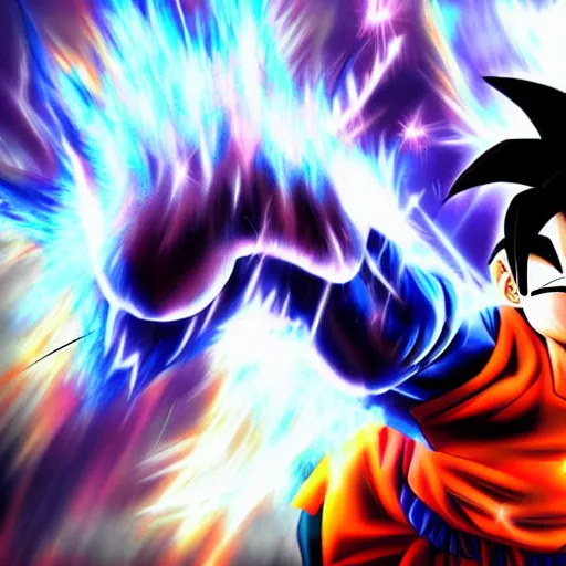 Image similar to funkpop goku, photorealistic, 8k