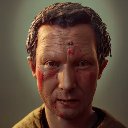 Prompt: limmy brian limond as julius caesar, realistic, sunny lighting, octane render, hyper realistic, high quality, highly detailed, hd, beautiful, cinematic, 8 k, unreal engine, facial accuracy,