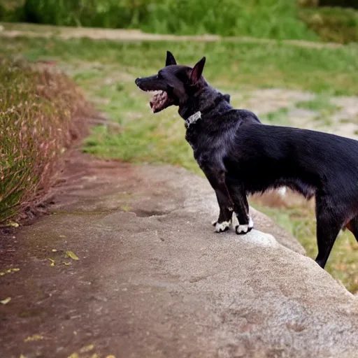 Image similar to a hybrid of a dog and a cat, 8 k, 4 k, professional photography, award winning photo