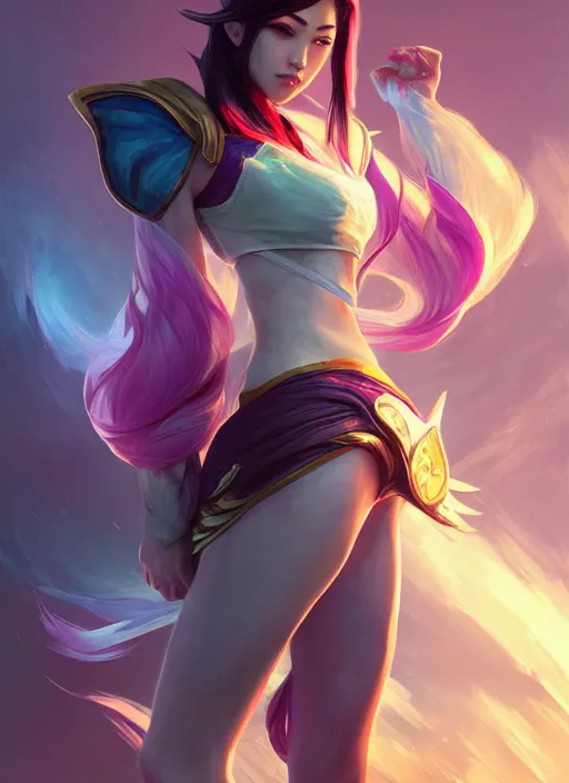 Image similar to shen fortune from league of legends, half body shot, path traced, realistic, highly detailed, high quality, digital painting, hd, alena aenami, lilia alvarado, shinji aramaki, karol bak, alphonse mucha, tom bagshaw