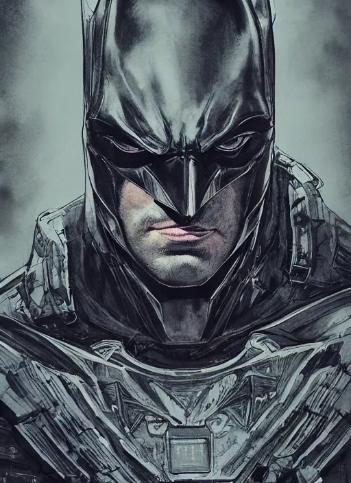 Image similar to portrait, synthwave batman, watercolor, dramatic lighting, cinematic, establishing shot, extremely high detail, foto realistic, cinematic lighting, pen and ink, intricate line drawings, by Yoshitaka Amano, Ruan Jia, Kentaro Miura, Artgerm, post processed, concept art, artstation, matte painting, style by eddie mendoza, raphael lacoste, alex ross