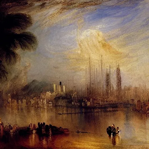 Prompt: sao paulo painted by william turner